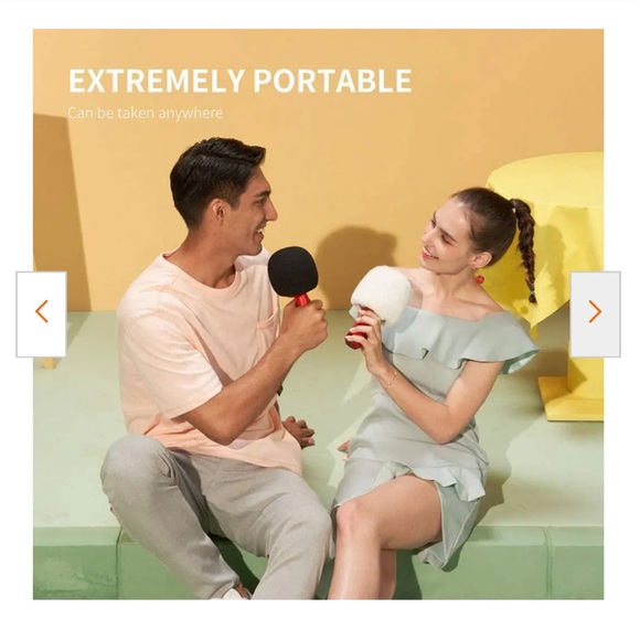 Karaoke G2 Bluetooth Wireless Portable Handheld Karaoke Microphone and S… - Picture 2 of 4